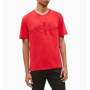 Calvin Klein pánské červené tričko - L (XA9)